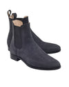 Bottines Chelsea en nubuck noir
