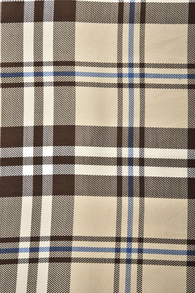 Ikonischer britischer Karo-Twill in Hellbraun
