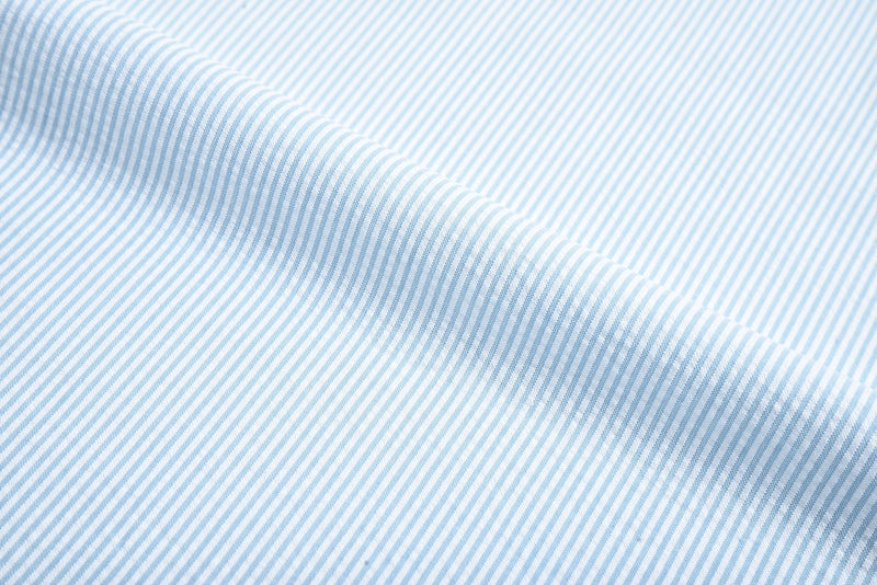 Alaskan Blue  Dress Stripes Seersucker