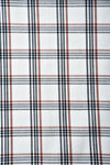 Chemise à carreaux Tattersall rouge marine