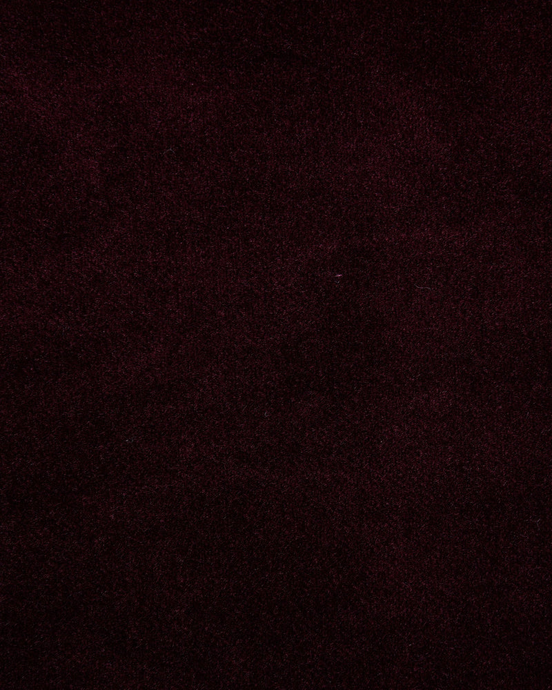 Loro Piana: Maroon Reddish Velvet
