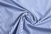 Cornflower Blue White Candy Stripes