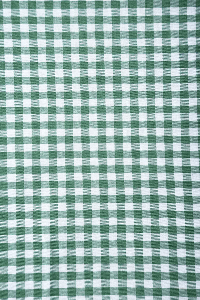 Green Gingham Checks