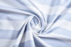 Rayures horizontales bleues et blanches