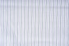 Alumo Light Grey And Purple Thin Navy Stripes