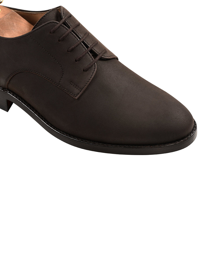 Nubuck Derby marron