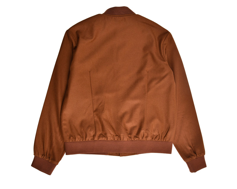 VBC: Hemdjacke aus braunem Flanell aus 100 % Wolle