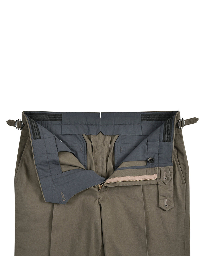 Fresco Soft Light Brown Twill Dress Pant