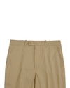 Dark Beige Plain Cotton Dress Pant