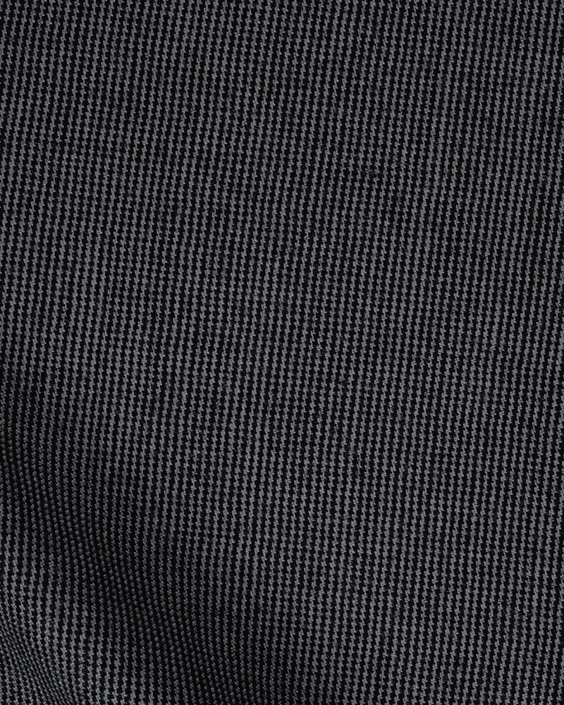 Dugdale Black Grey Houndstooth