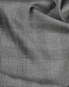 Drago: Super 160s Light Grey Prince of Wales Checks Dress Pant