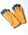 Peccary-Handschuhe – mit Kaschmir gefüttert – Navy