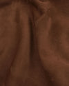 Tan Suede Leather Bomber Jacket