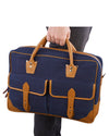 Sac de bureau Luxire Portfolio en cuir et Sashiko