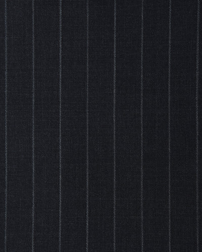 Dark Grey Wool Pinstripes Pant