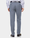 Dugdale Feine Kammgarnhose - Feiner Marineblauer Hahnentritt