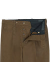 Dacota Soft dunkelbraune Stretch-Twill-Hose