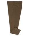Dacota Soft dunkelbraune Stretch-Twill-Hose
