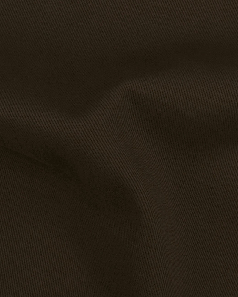 Graubrauner weicher Twill in Khaki