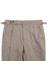 Laine Dugdale Fine Worsted - Motif pied-de-poule marron