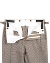 Laine Dugdale Fine Worsted - Motif pied-de-poule marron