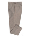 Laine Dugdale Fine Worsted - Motif pied-de-poule marron