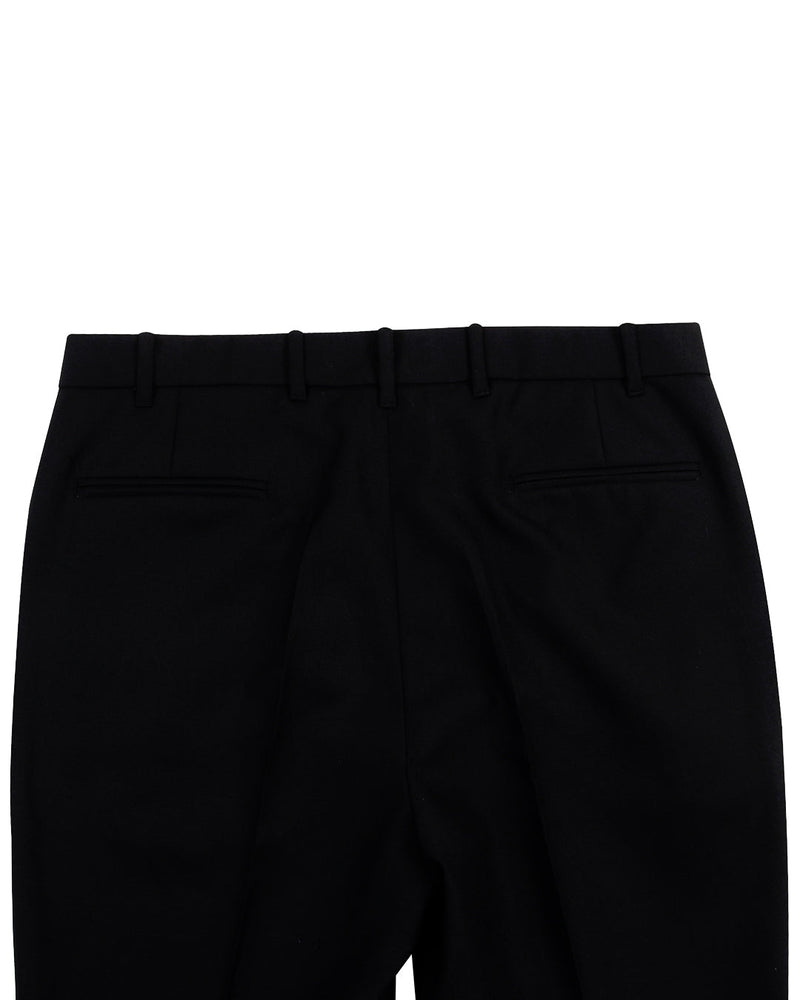 Dugdale Feine Kammgarnhose - Schwarz einfarbig