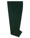 Pantalon en laine peignée fine Dugdale - Vert anglais