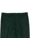 Pantalon en laine peignée fine Dugdale - Vert anglais