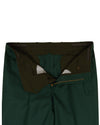 Pantalon en laine peignée fine Dugdale - Vert anglais