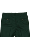 Pantalon en laine peignée fine Dugdale - Vert anglais