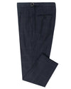 Dugdale Marineblaue Twill-Hose mit Fensterscheibe