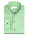 Lincon Green Gingham auf Weiß
