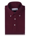 Schlichtes kastanienbraunes Polo-T-Shirt