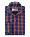 Kontrollen: Orange Tattersall auf Blau