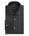 Dark Grey Chambray Shirt