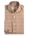 Hellbraunes Gingham-Hemd
