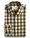 Herbstkaros: Helles senfviolettes Gingham