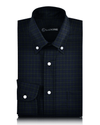 Dark Green On Blue Tattersall Blackwatch