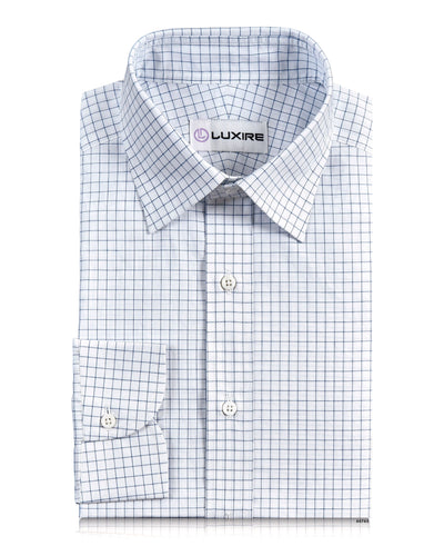 Navy White Checks