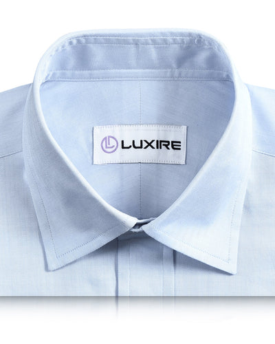 Brembana Light Blue Herringbone Shirt