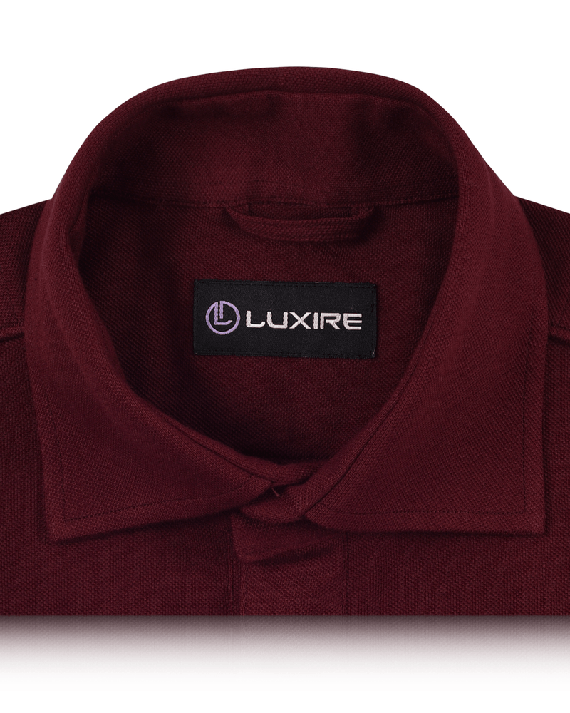 Dunkelbraunes Polo-T-Shirt