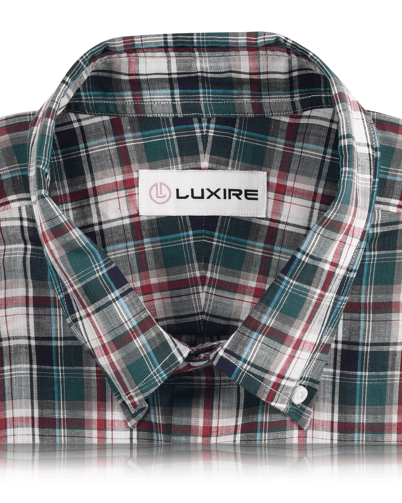 Sommer: Red Green Navy White Madras