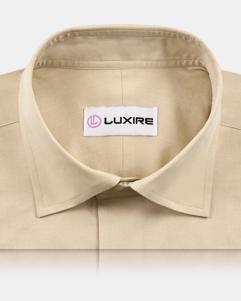Chemise habillée jaune clair