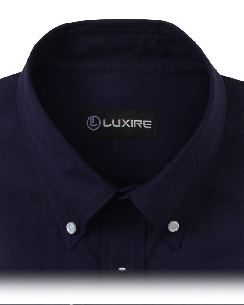 Violettes Chambray-Hemd