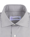 Grey Pin Stripes On White