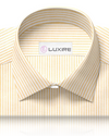Lin : Rayures jaune bonbon