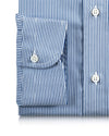 Robe à rayures bleu glauque