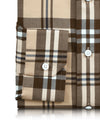 Ikonischer britischer Karo-Twill in Hellbraun