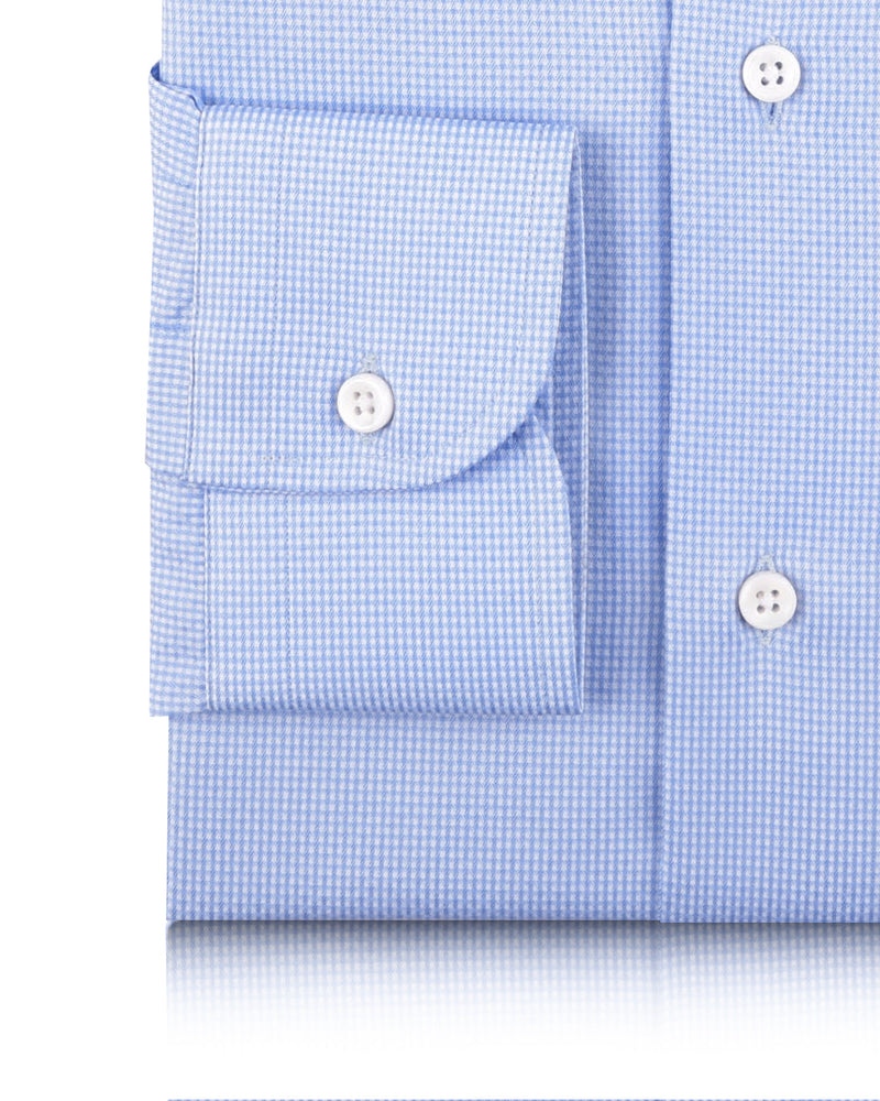 Grandi und Rubinelli Blau-Weiß Tattersall-Karo